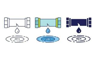 Leakage vector icon