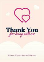 Thank You Greeting Card Template