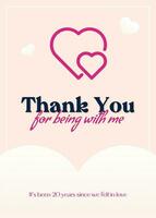 Thank You Greeting Card Template