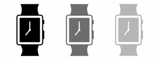 reloj icono ilustración conjunto para negocio. valores vector ilustración.