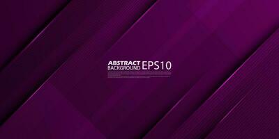 Abstract dark purple gradient illustration background with 3d look and simple pattern. cool design and luxury.Eps10 vector