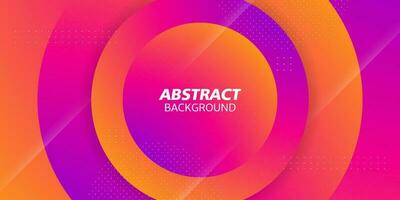 Abstract colorful purple,pink and orange gradient background. overlaping circle art design. Eps10 vector illustration.