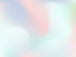 Holographic liquid gradient background, abstract pastel wallpaper vector