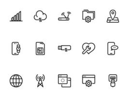 Simple vector icon on a theme communication, internet, calls, wireless