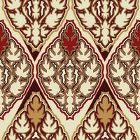 Ethnic Aztec abstract ikat art. Seamless motif triangle chevron pattern in tribal, Navajo folk embroidery, and Mexican style. geometric art ornament print.Design for carpet, wallpaper, textile vector