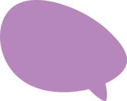 pastel speech bubble on transparent background . chat box or chat  square and doodle message or communication icon Cloud speaking for comics and minimal message dialog png