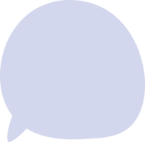 pastel speech bubble on transparent background . chat box or chat  square and doodle message or communication icon Cloud speaking for comics and minimal message dialog png