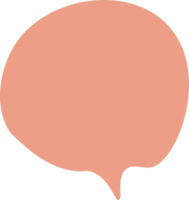 pastel speech bubble on transparent background . chat box or chat  square and doodle message or communication icon Cloud speaking for comics and minimal message dialog png