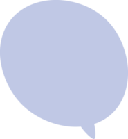 pastel speech bubble on transparent background . chat box or chat  square and doodle message or communication icon Cloud speaking for comics and minimal message dialog png