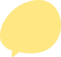 pastell Tal bubbla på transparent bakgrund . chatt låda eller chatt fyrkant och klotter meddelande eller kommunikation ikon moln tala för serier och minimal meddelande dialog png