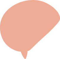 pastel speech bubble on transparent background . chat box or chat  square and doodle message or communication icon Cloud speaking for comics and minimal message dialog png