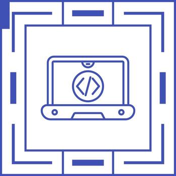 icono de vector de codificación