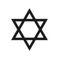 Star Of David Sign Symbol Vector Illustration