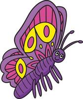 mariposa dibujos animados color clipart ilustración vector