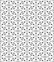 Black and white seamless abstract pattern. Background and backdrop. Grayscale ornamental design. vector