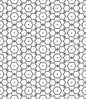 Black and white seamless abstract pattern. Background and backdrop. Grayscale ornamental design. vector