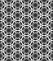 Black and white seamless abstract pattern. Background and backdrop. Grayscale ornamental design. vector