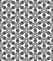 Black and white seamless abstract pattern. Background and backdrop. Grayscale ornamental design. vector