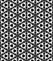 Black and white seamless abstract pattern. Background and backdrop. Grayscale ornamental design. vector