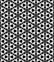 Black and white seamless abstract pattern. Background and backdrop. Grayscale ornamental design. vector