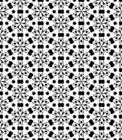 Black and white seamless abstract pattern. Background and backdrop. Grayscale ornamental design. vector