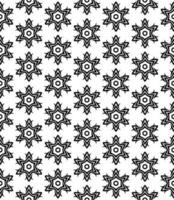 Black and white seamless abstract pattern. Background and backdrop. Grayscale ornamental design. vector