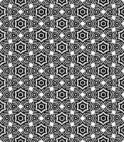 Black and white seamless abstract pattern. Background and backdrop. Grayscale ornamental design. vector