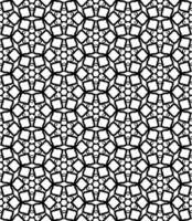 Black and white seamless abstract pattern. Background and backdrop. Grayscale ornamental design. vector