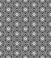 Black and white seamless abstract pattern. Background and backdrop. Grayscale ornamental design. vector