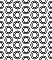 Black and white seamless abstract pattern. Background and backdrop. Grayscale ornamental design. vector