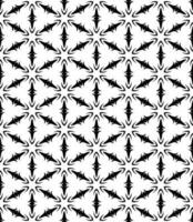 Black and white seamless abstract pattern. Background and backdrop. Grayscale ornamental design. vector