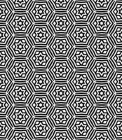 Black and white seamless abstract pattern. Background and backdrop. Grayscale ornamental design. vector