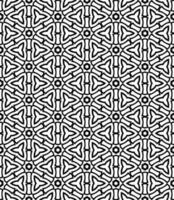 Black and white seamless abstract pattern. Background and backdrop. Grayscale ornamental design. vector