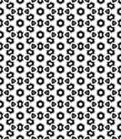 Black and white seamless abstract pattern. Background and backdrop. Grayscale ornamental design. vector