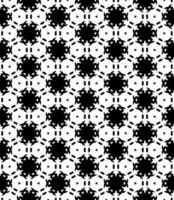 Black and white seamless abstract pattern. Background and backdrop. Grayscale ornamental design. vector