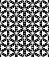 Black and white seamless abstract pattern. Background and backdrop. Grayscale ornamental design. vector