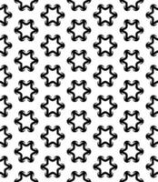 Black and white seamless abstract pattern. Background and backdrop. Grayscale ornamental design. vector