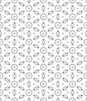 Black and white seamless abstract pattern. Background and backdrop. Grayscale ornamental design. vector