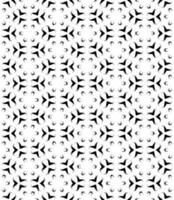 Black and white seamless abstract pattern. Background and backdrop. Grayscale ornamental design. vector