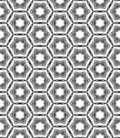 Black and white seamless abstract pattern. Background and backdrop. Grayscale ornamental design. vector