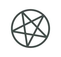 religión símbolos relacionado icono contorno y lineal vector. vector