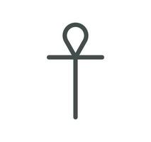 Religion symbols related icon outline and linear vector. vector