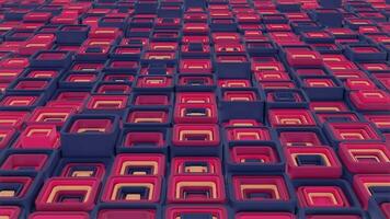3d background abstract. Satisfying abstract animation.  Motion geometric cubes. 4k seamless looped video. video