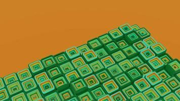 3d background abstract. Satisfying abstract animation.  Motion geometric cubes. 4k seamless looped video. video