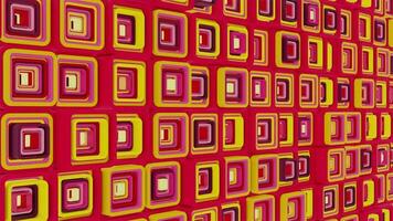 3d background abstract. Satisfying abstract animation.  Motion geometric cubes. 4k seamless looped video. video