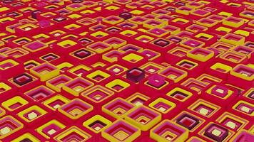 3d background abstract. Satisfying abstract animation.  Motion geometric cubes. 4k seamless looped video. video