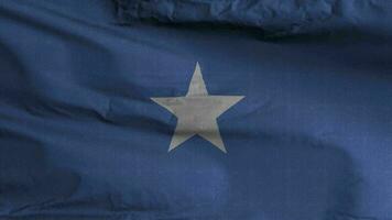 Somália bandeira ciclo fundo 4k video