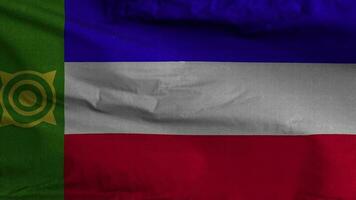 khakassia flagga slinga bakgrund 4k video