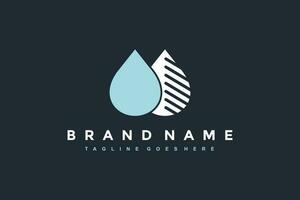 double water logo vector