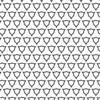 Triangle Shapes Pattern, Isolated Background. vector